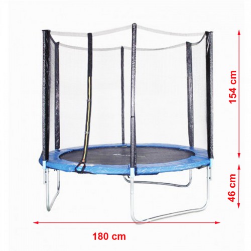 Trambulina Pro Gym, diametru 180 cm, scara si protectii incluse